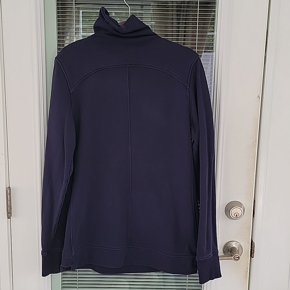 lululemon athletica Press Pause Pullover Kangaroo Pockets Funnel Neck Sz 10 - Picture 5 of 13
